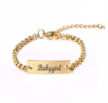 Load image into Gallery viewer, Baby/ Child Name Bracelet (Unisex)