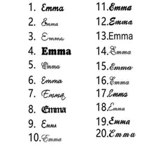 Load image into Gallery viewer, Baby/ Child Name Necklace + Bracelet Set (Unisex)