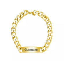 Load image into Gallery viewer, ID Cuban Chain Bracelet