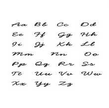 Load image into Gallery viewer, Crystal Initial Italic Font Name Necklace