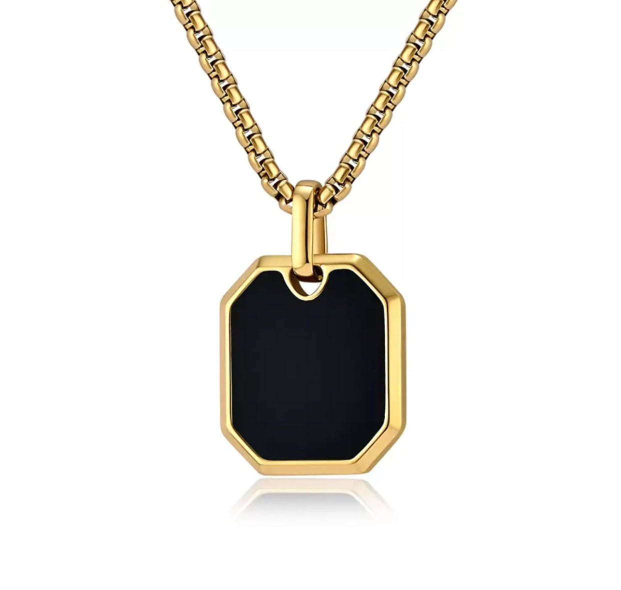 Midnight Solitaire Necklace