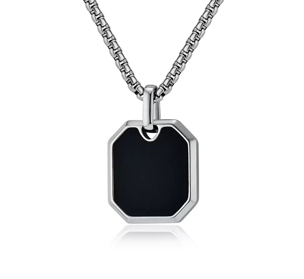 Midnight Solitaire Necklace