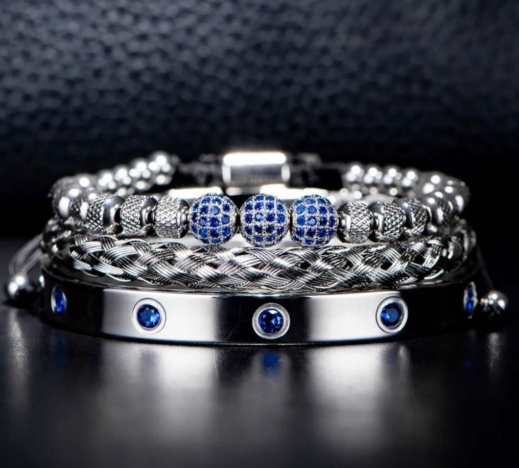 'Vanguard' Bracelet Set-3 pcs