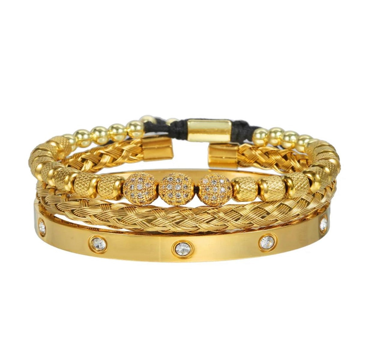 'Vanguard' Bracelet Set-3 pcs