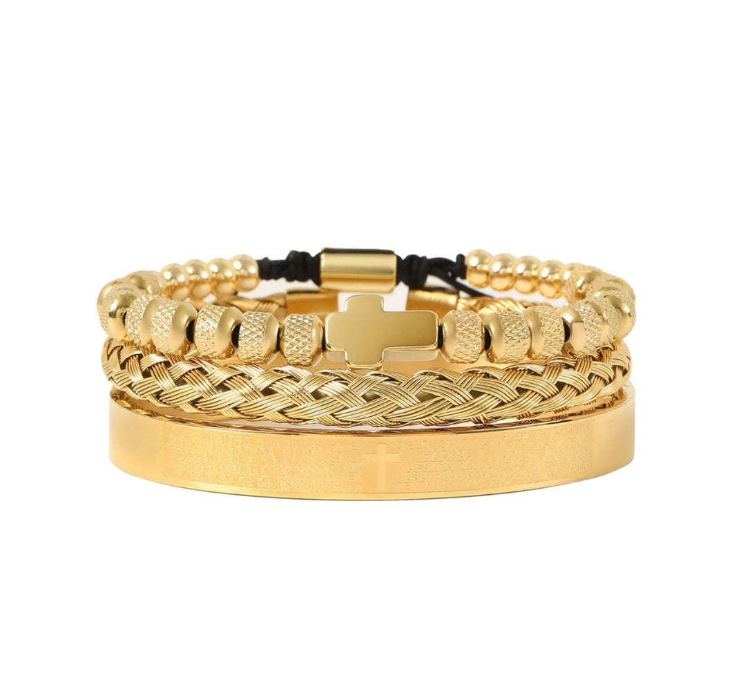 'Valor' Bracelet Set-3 pcs