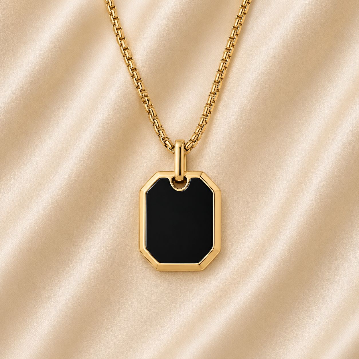 Midnight Solitaire Necklace