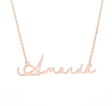 Load image into Gallery viewer, Signature Style Name Necklace
