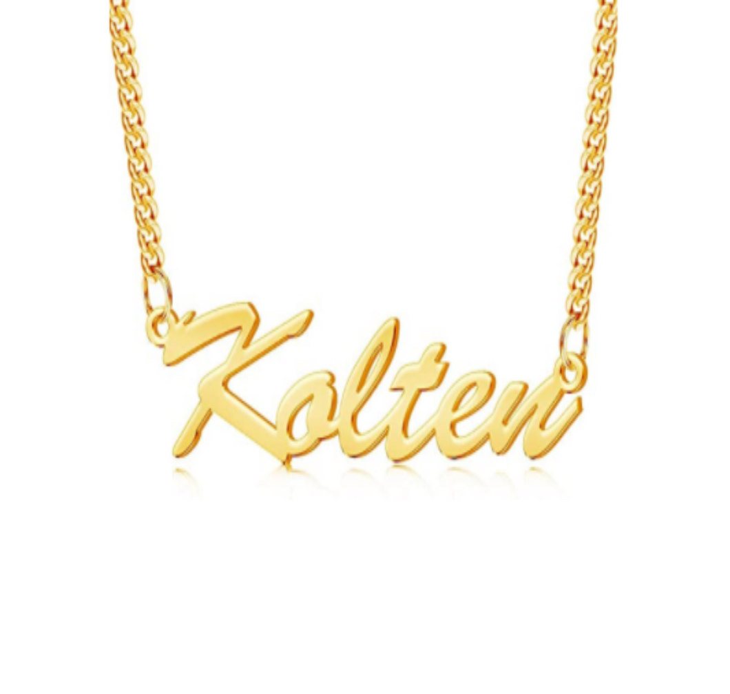 Cuban Link Name Necklace